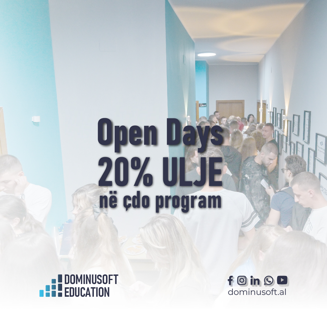 Open Days -  20% për çdo trajnim