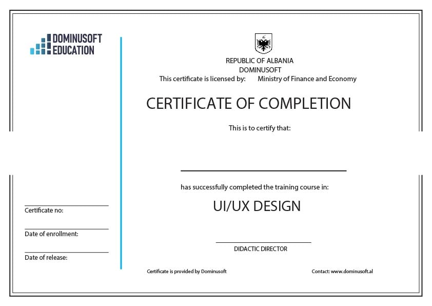 Çertifikata-UI/UX